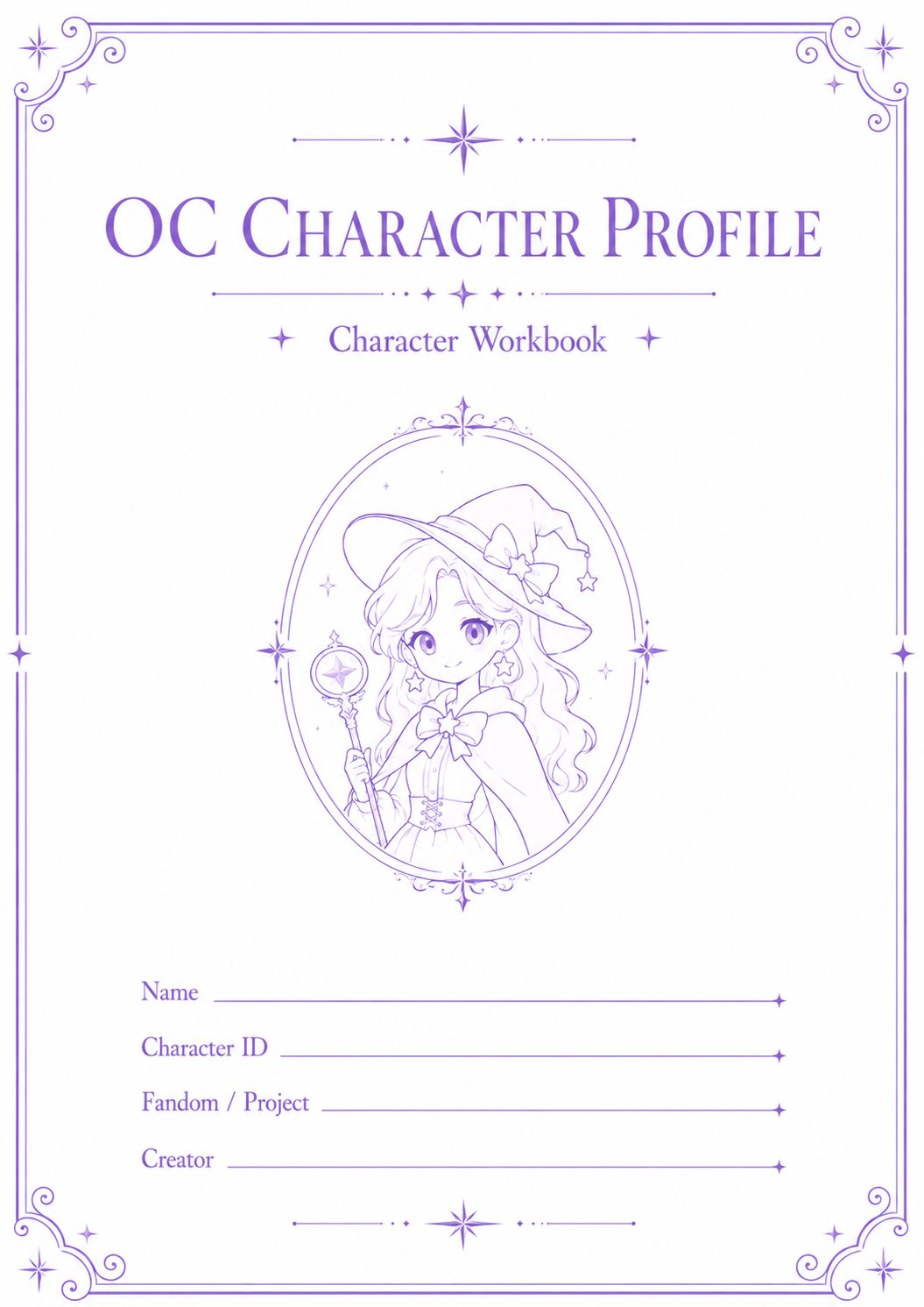 Character Builder template cover