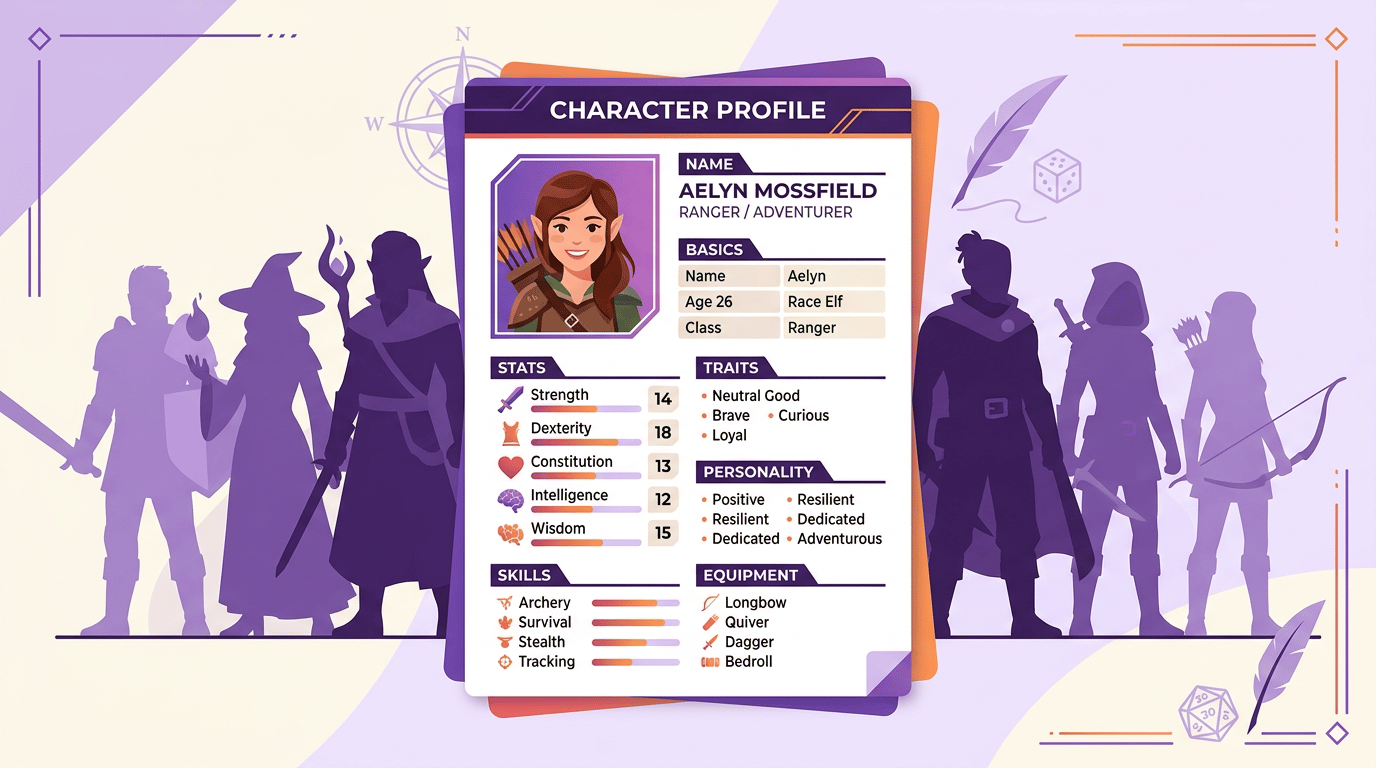 Character Profile: The Ultimate Guide for Writers, Gamers, and Creators