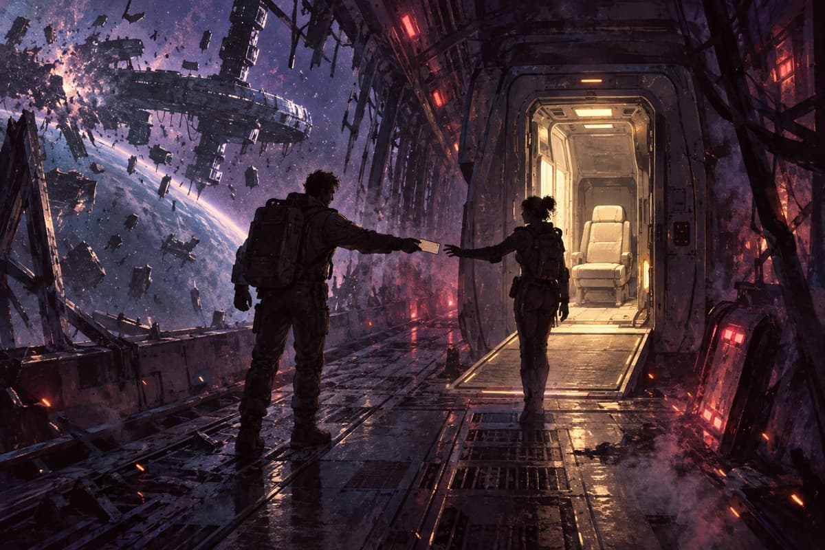One Seat Left on the Escape Shuttle interactive story cover