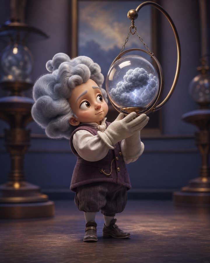 Tiny storm museum curator, an original 3D OC maker example created for Headcanon