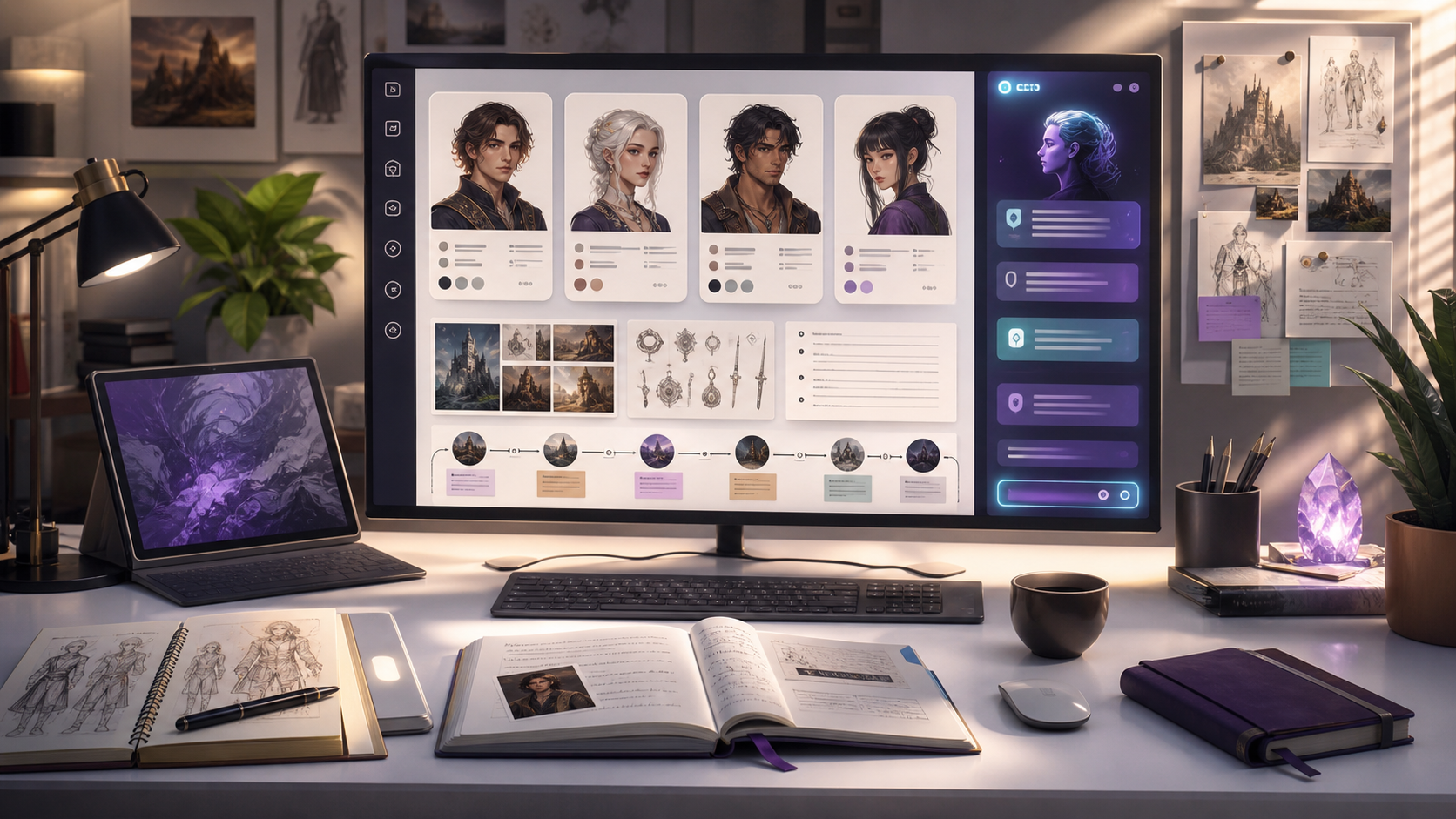 OC Studio Guide: Build Original Characters, Worlds, Relationships, and Story Arcs in One Place