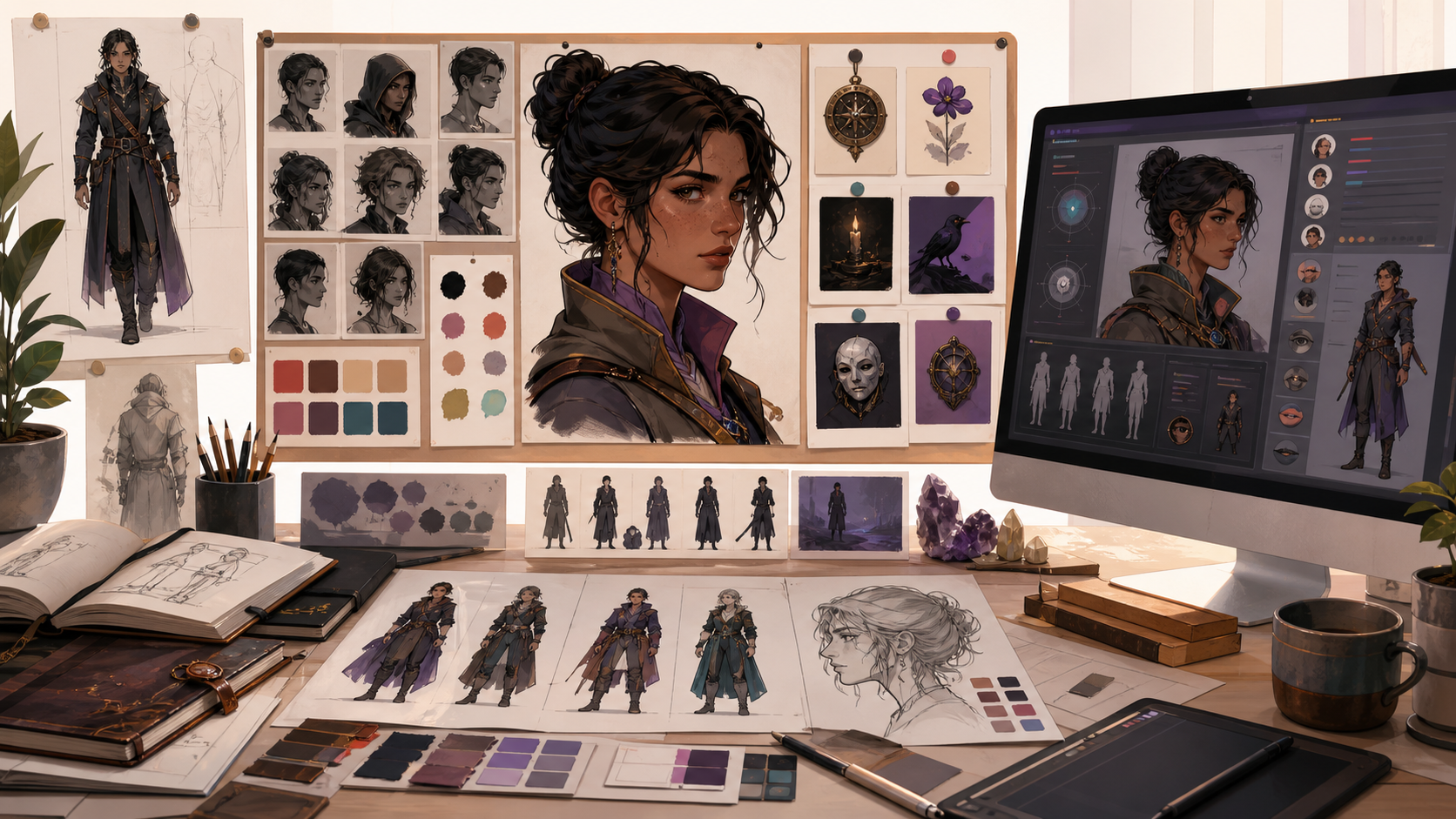 Original Character Design Guide: Build Characters With Motivation, Voice, and Continuity